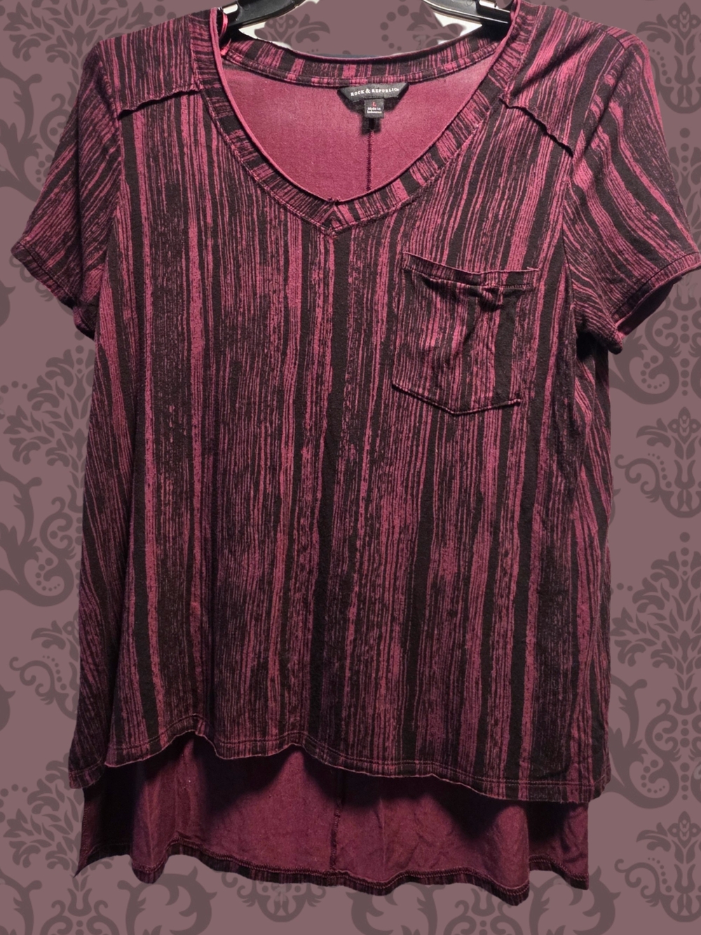 ​✨ Rock & Republic Grunge Layered Tee ✨